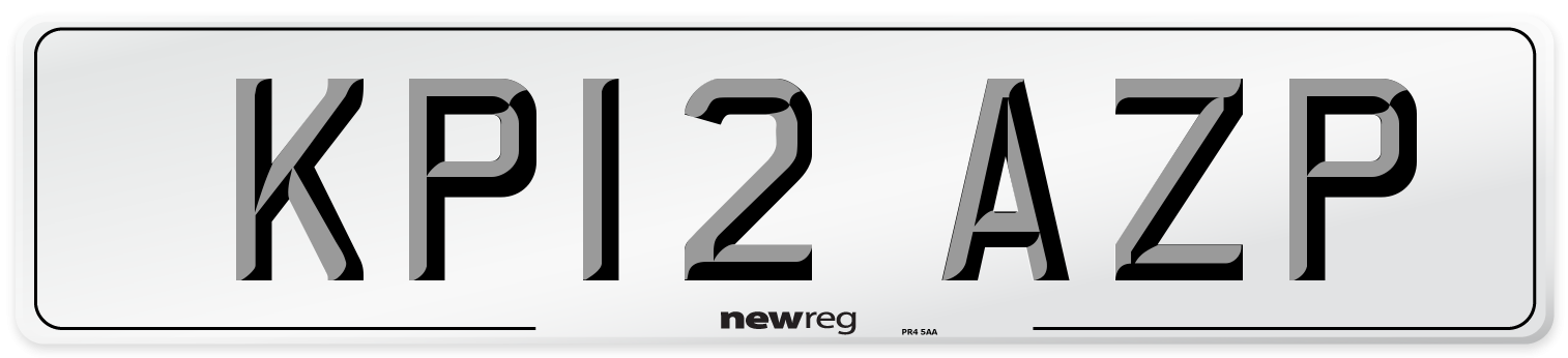 KP12 AZP Number Plate from New Reg